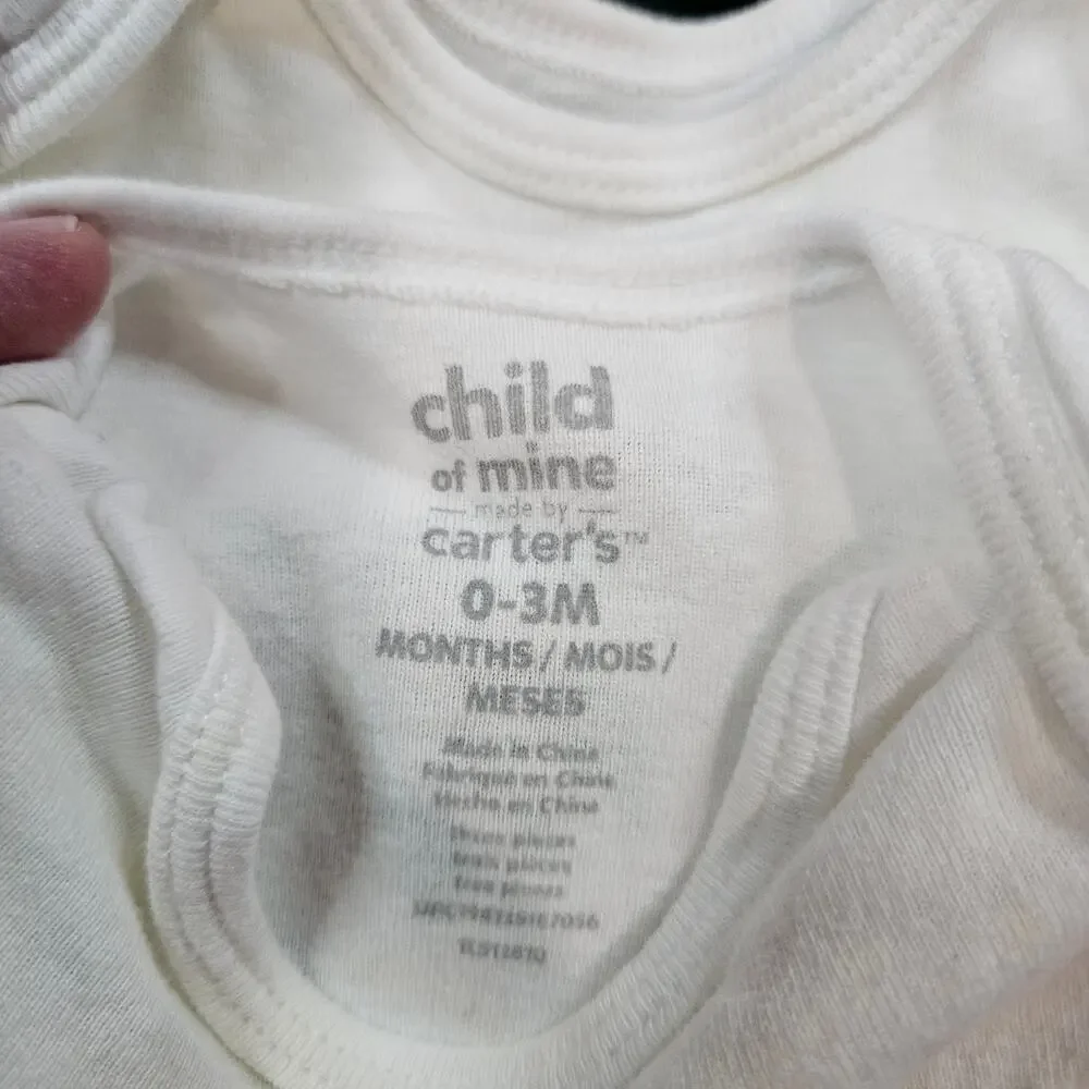 BabyGap Infant Boy Baseball Outfit and 3 onesies 0-3 Months Bundle